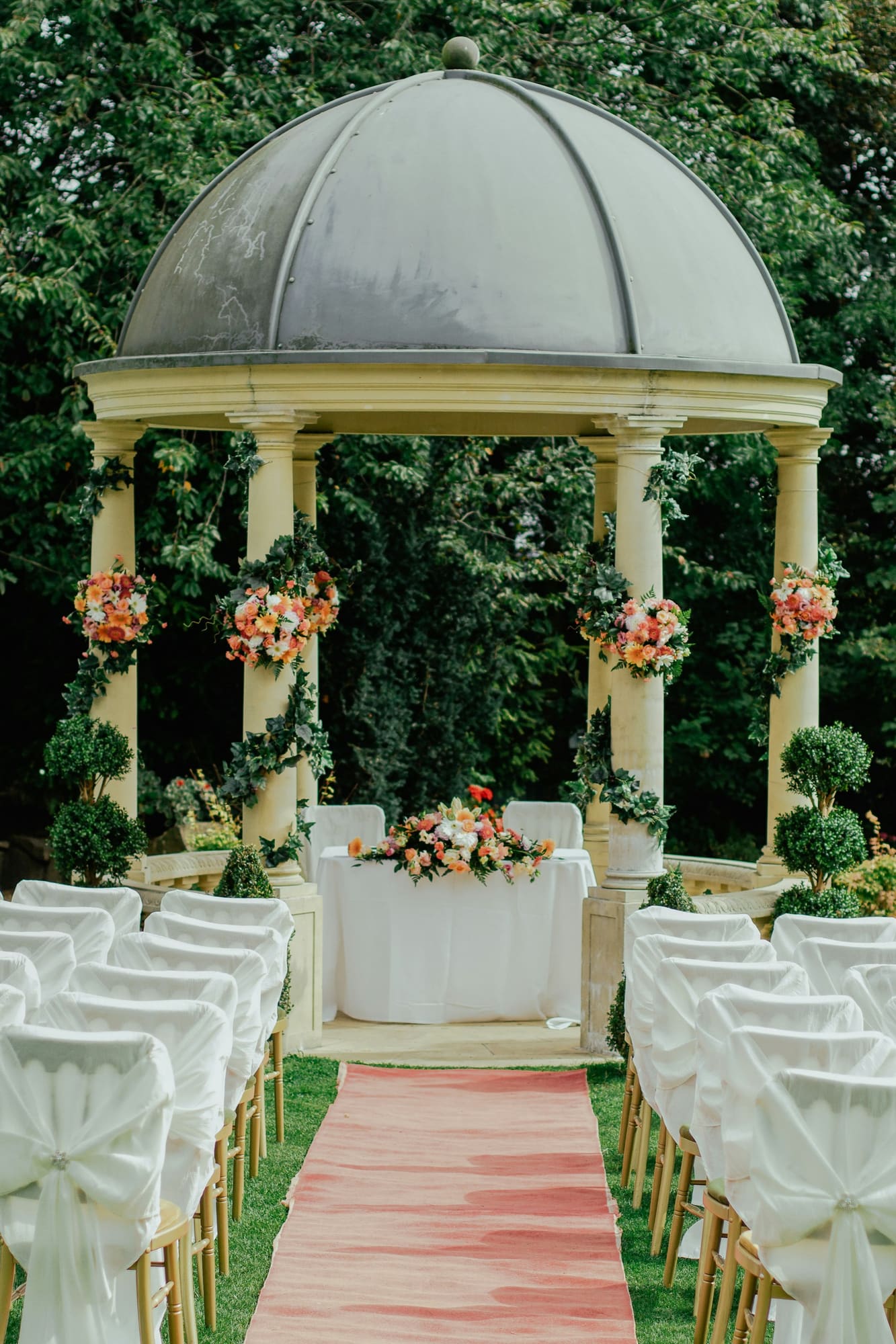 A ceremony setting in Georgia